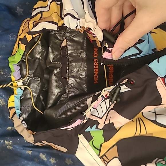 Members Only x Nickelodeon [+ Dolls Kill] Unisex 90s Cartoons Windbreaker Jacket - Picture 12 of 17